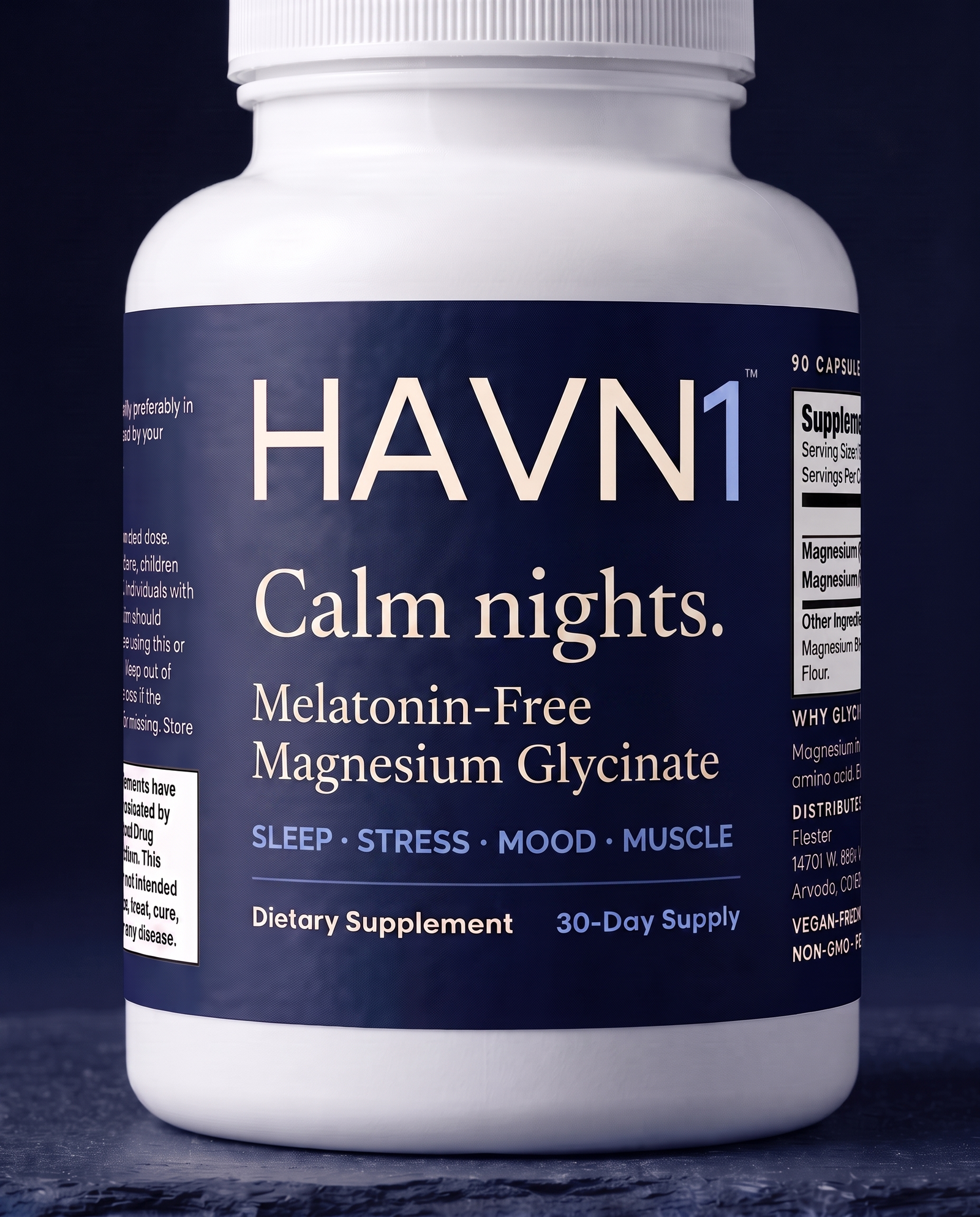 Our shot: macro of HAVN1 capsules