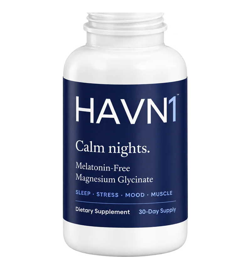 HAVN1 magnesium glycinate bottle